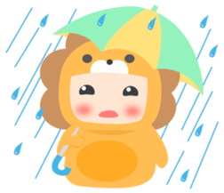Lion Baby sticker #10441227