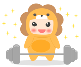 Lion Baby sticker #10441231