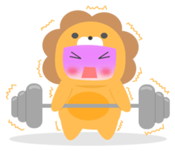 Lion Baby sticker #10441232