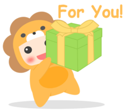 Lion Baby sticker #10441233