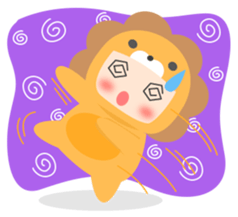 Lion Baby sticker #10441234