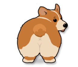 Mochi the Corgi sticker #10441397