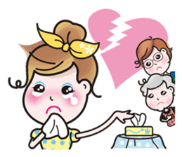 Greetings from a lovely young wife. No.2 sticker #10441537