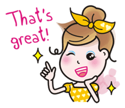 Greetings from a lovely young wife. No.2 sticker #10441555