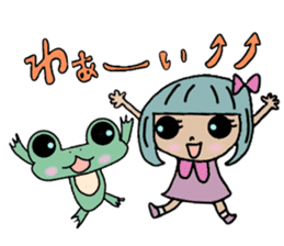 Frog & Ame of Ramune sticker #10441685