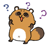 tanuki and fox sticker #10442121