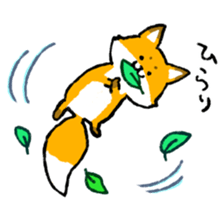 tanuki and fox sticker #10442151