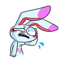 Rabbit and horse ish animal stickers 2 sticker #10442283