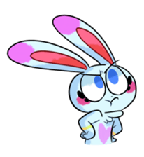 Rabbit and horse ish animal stickers 2 sticker #10442284