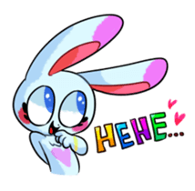 Rabbit and horse ish animal stickers 2 sticker #10442295