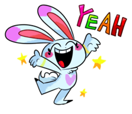 Rabbit and horse ish animal stickers 2 sticker #10442296