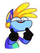 Rabbit and horse ish animal stickers 2 sticker #10442298