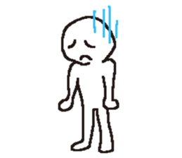 Whitish human sticker #10442361