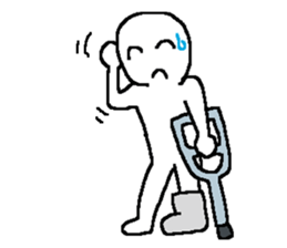 Whitish human sticker #10442363