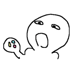 Whitish human sticker #10442365