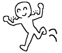 Whitish human sticker #10442366