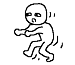 Whitish human sticker #10442372