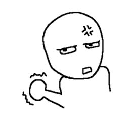 Whitish human sticker #10442374