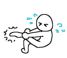 Whitish human sticker #10442375