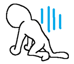 Whitish human sticker #10442376