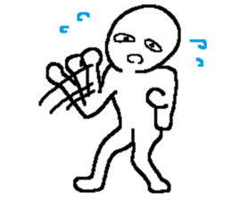 Whitish human sticker #10442377