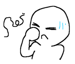 Whitish human sticker #10442379