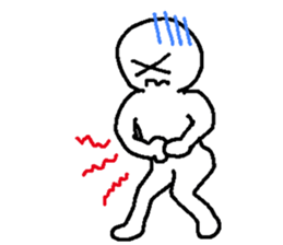 Whitish human sticker #10442384