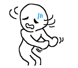 Whitish human sticker #10442389