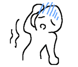 Whitish human sticker #10442390