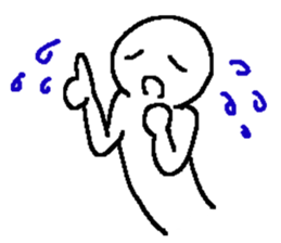 Whitish human sticker #10442391