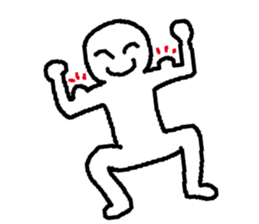 Whitish human sticker #10442392