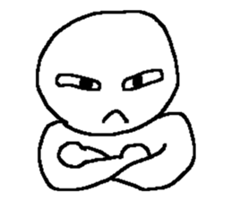 Whitish human sticker #10442394