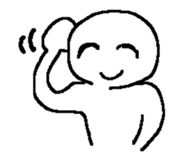 Whitish human sticker #10442395