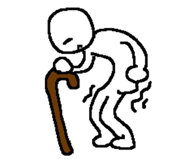 Whitish human sticker #10442396