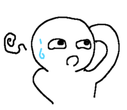 Whitish human sticker #10442397