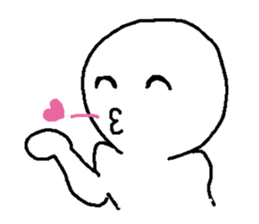 Whitish human sticker #10442398