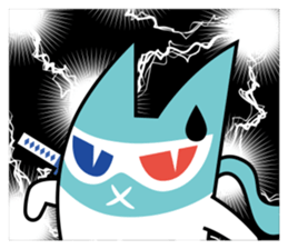 Black Cat Ninja sticker #10442735