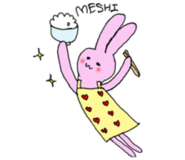 Kawaii wife Rabbit sticker #10442760