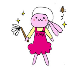 Kawaii wife Rabbit sticker #10442762