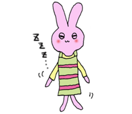 Kawaii wife Rabbit sticker #10442768