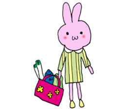 Kawaii wife Rabbit sticker #10442771