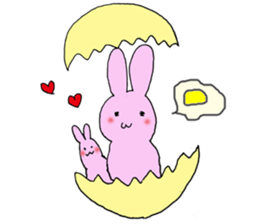 Kawaii wife Rabbit sticker #10442773