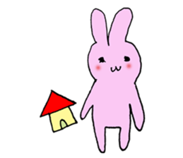 Kawaii wife Rabbit sticker #10442785