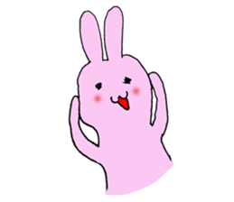 Kawaii wife Rabbit sticker #10442791