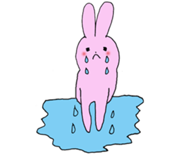 Kawaii wife Rabbit sticker #10442793