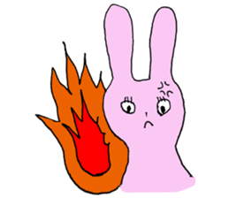 Kawaii wife Rabbit sticker #10442794