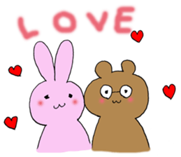 Kawaii wife Rabbit sticker #10442799