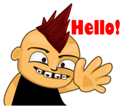 PUNK BOY sticker #10443225