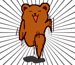 Big Font Brown Bear Chuck sticker #10443461