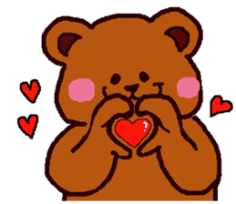 Big Font Brown Bear Chuck sticker #10443476